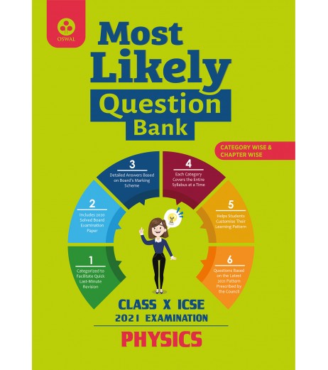 Oswal Most Likely Question Bank for Physics ICSE Class 10 | Latest Edition ICSE Class 10 - SchoolChamp.net